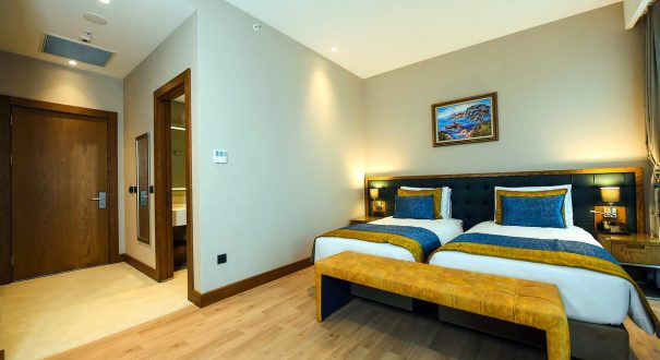 deluxe-twin-room هتل چر بی اوغلو (CHER HOTEL Beyoğlu) یک هتل پنج ستاره در منطقه بی اغلو استانبول در کشور ترکیه است.