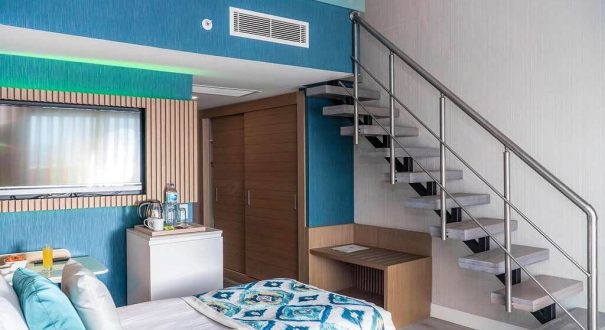guest-room9 هتل رویال وینگز(Royal Wings) هتلی 5 ستاره در شهر آنتالیا واقع در کشور ترکیه است که تجربه اقامتی فوق العاده جذاب در حد استانداردهای بینالمللی را برای مسافران خود رقم میزند.