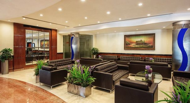 lobby هتل گرند سنترال دبی (Grand Central Hotel) یک هتل چهار ستاره در منطقه دیره دبی در کشور امارات است.